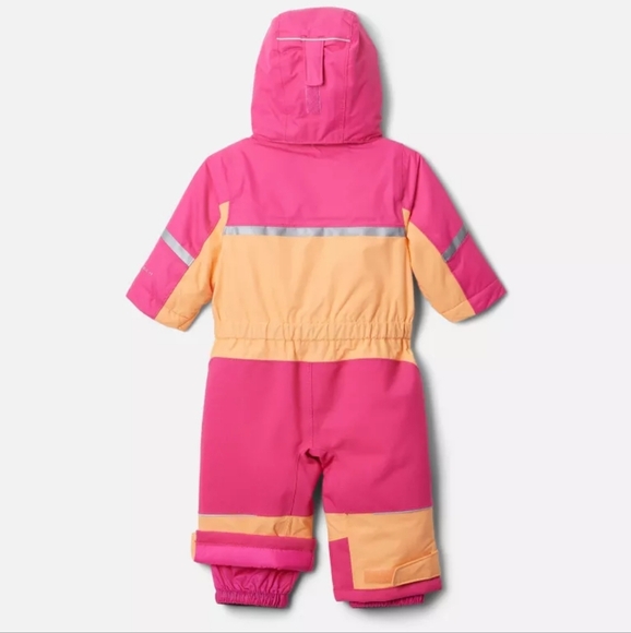 NWT COLUMBIA BABY BUGA SUIT Size 0-3 months peach and Pink color Super Nice ! - Picture 2 of 13